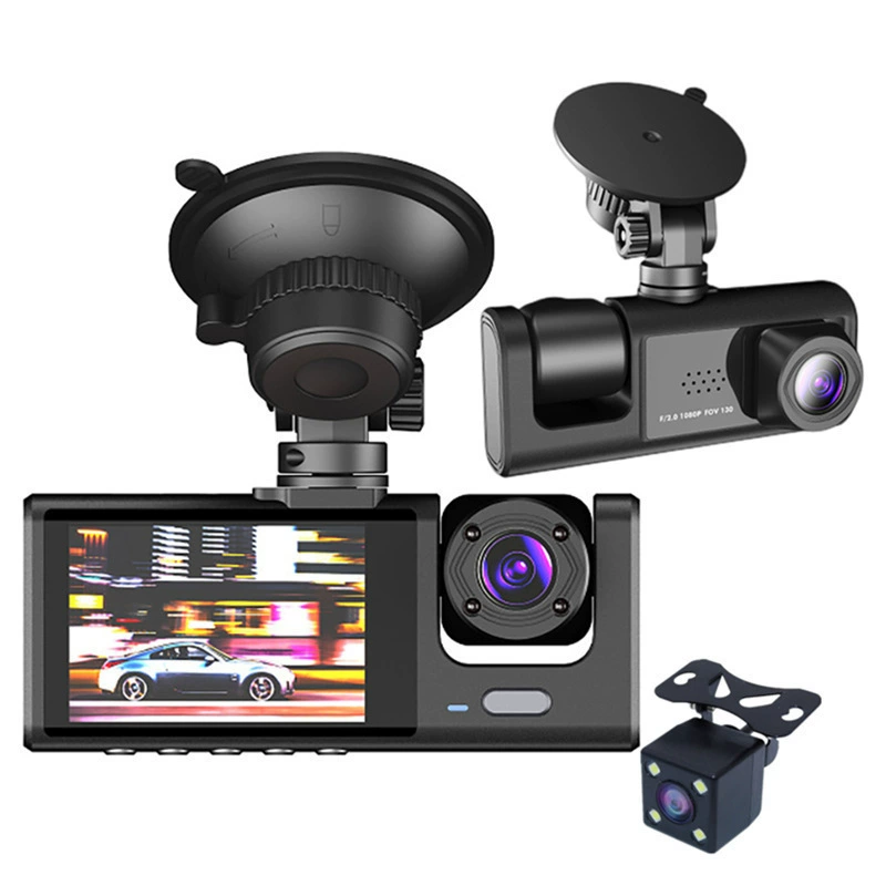 3 lens HD 1080P Wi-Fi 12V dash camera - Image 7