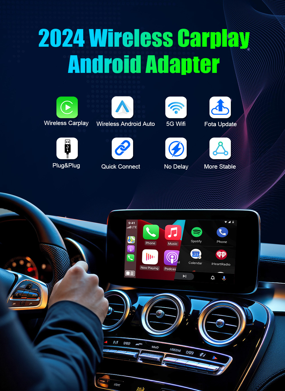 CarPlay and Android Auto WiFi dongle adapter - Image 7