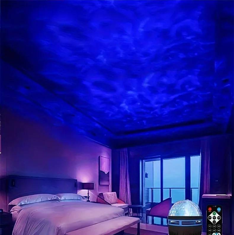 Cosmic sky projecting night lamp with music - Image 19