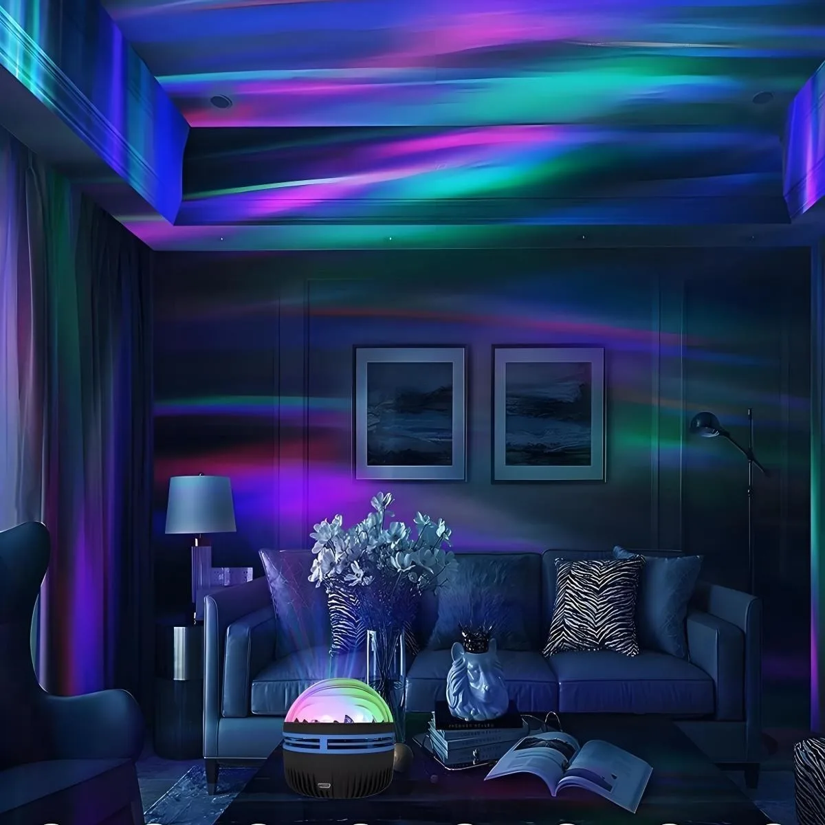 Cosmic sky projecting night lamp with music - Image 9