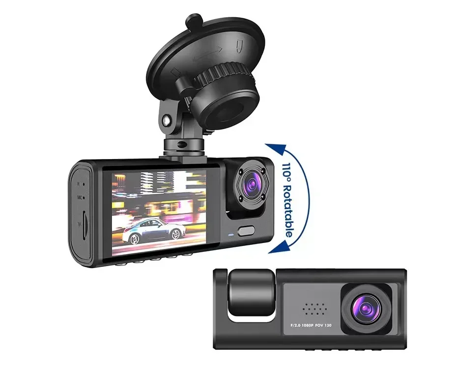 3 lens HD 1080P Wi-Fi 12V dash camera - Image 6