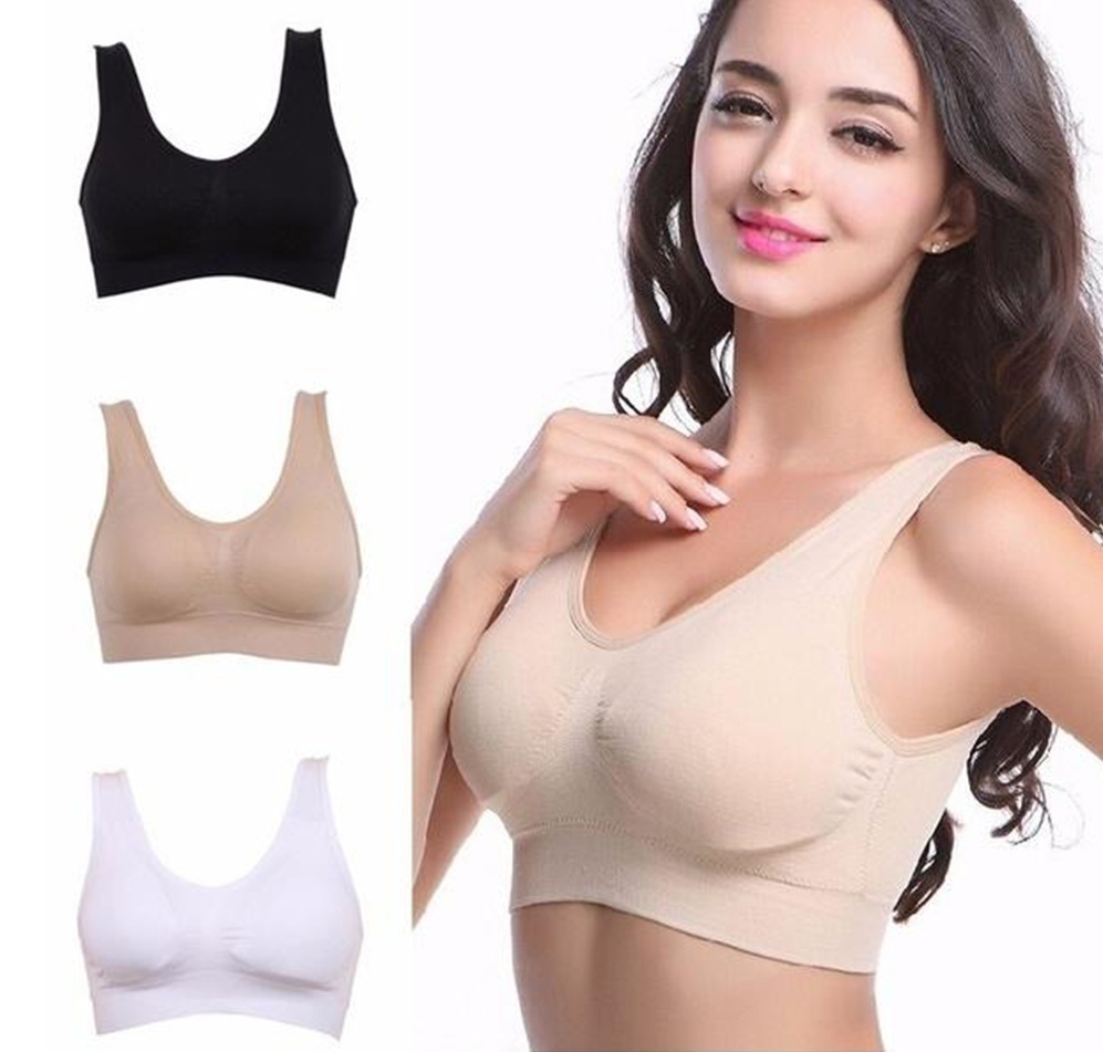 3-pack or 6-pack wireless seamless bra
