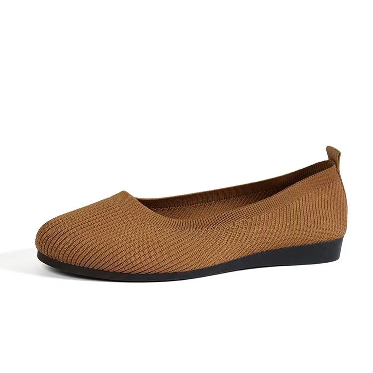 Women's casual knit ballet shoes - Image 17