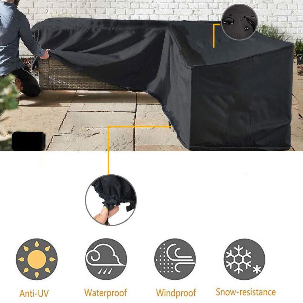L-shaped protective outdoor furniture cover - Image 13