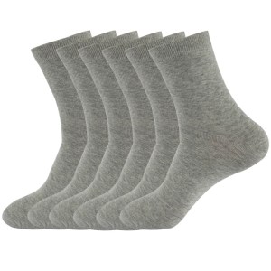 Solid color men's business socks