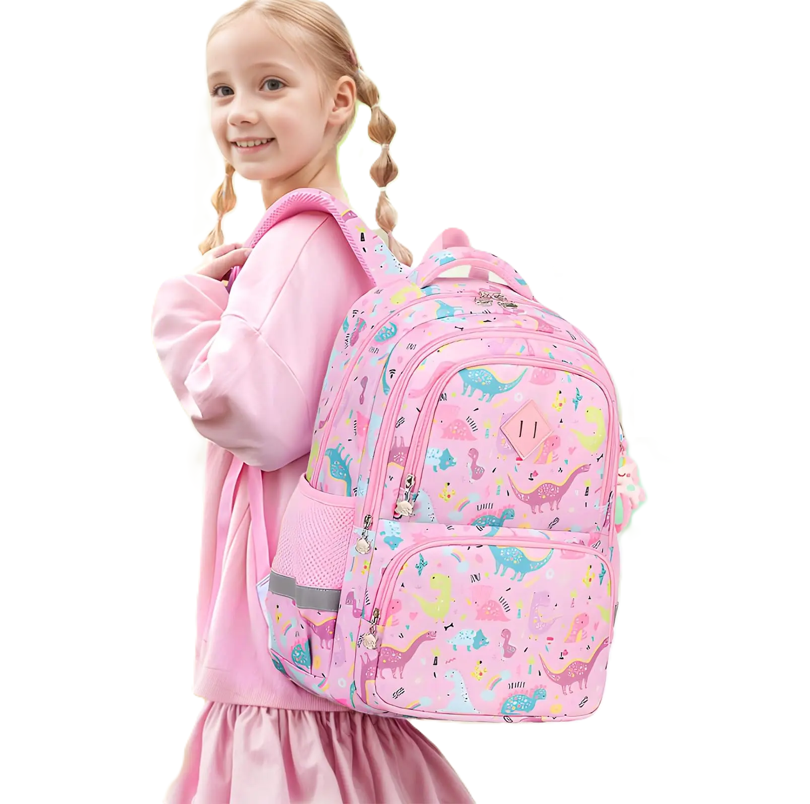 Color printed kid's school backpack