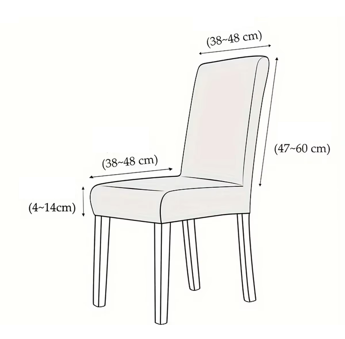 Removable elastic chair cover - Image 29