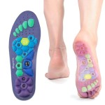 Acupressure magnetic insoles