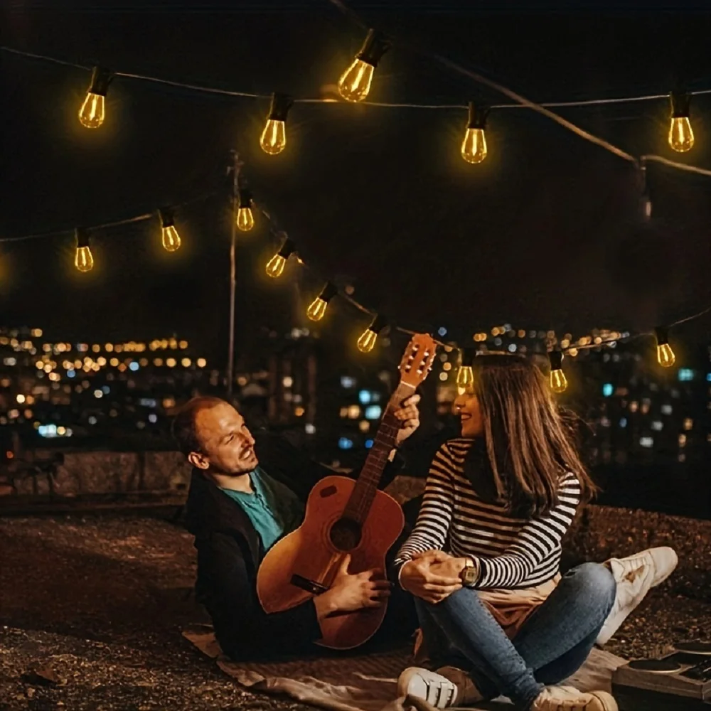 Solar or battery powered garden string lights - Image 7