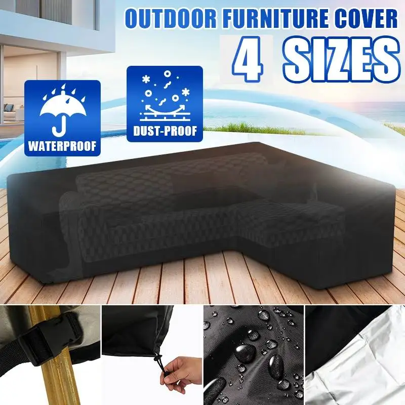 L-shaped protective outdoor furniture cover - Image 12