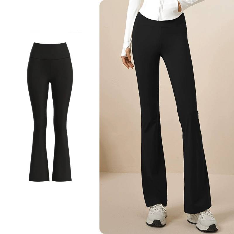 Cropped flair leg Yoga pants - Image 2