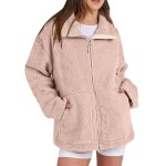 Polar fleece double zip women's jacket