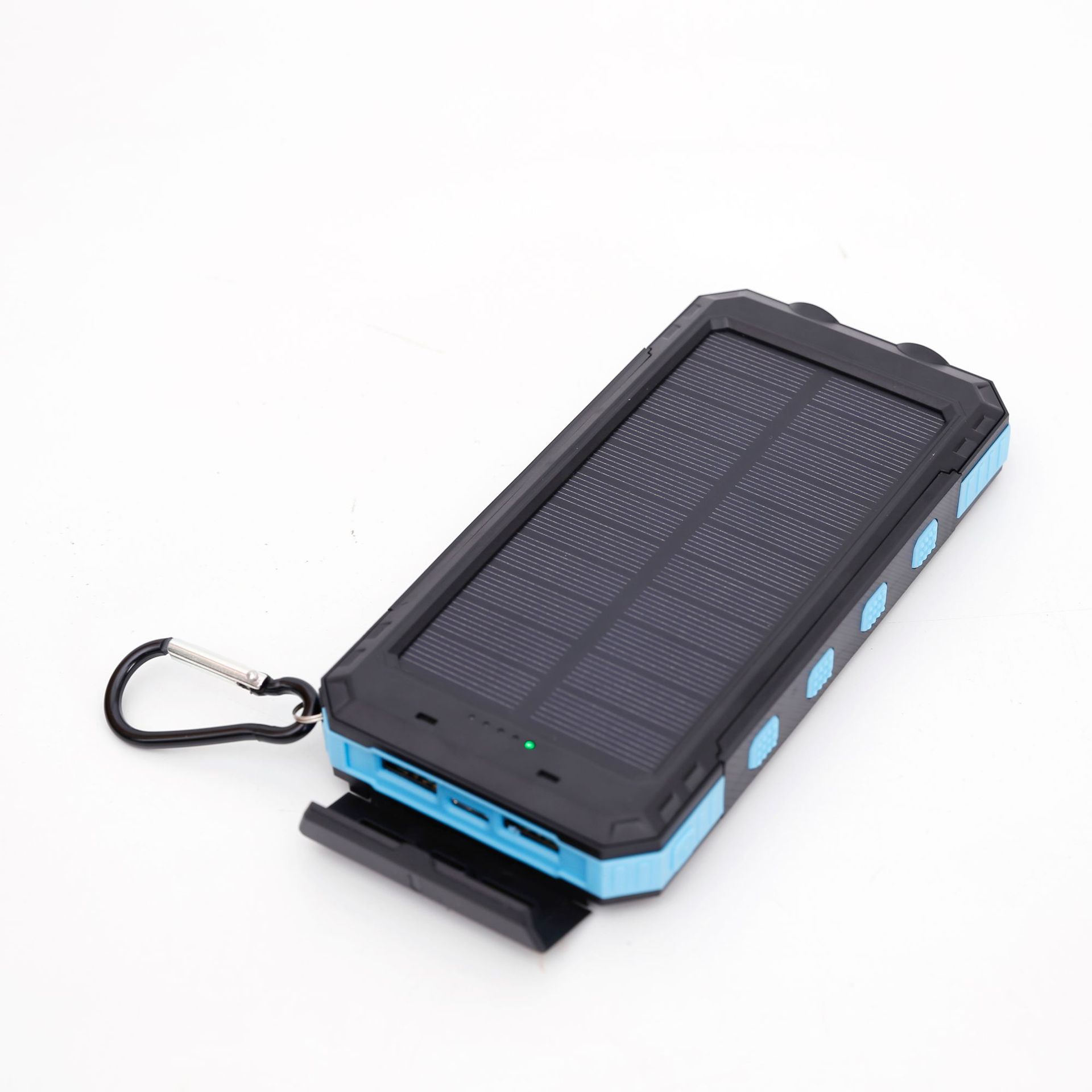 Portable solar power bank with flash light and compass - Image 6