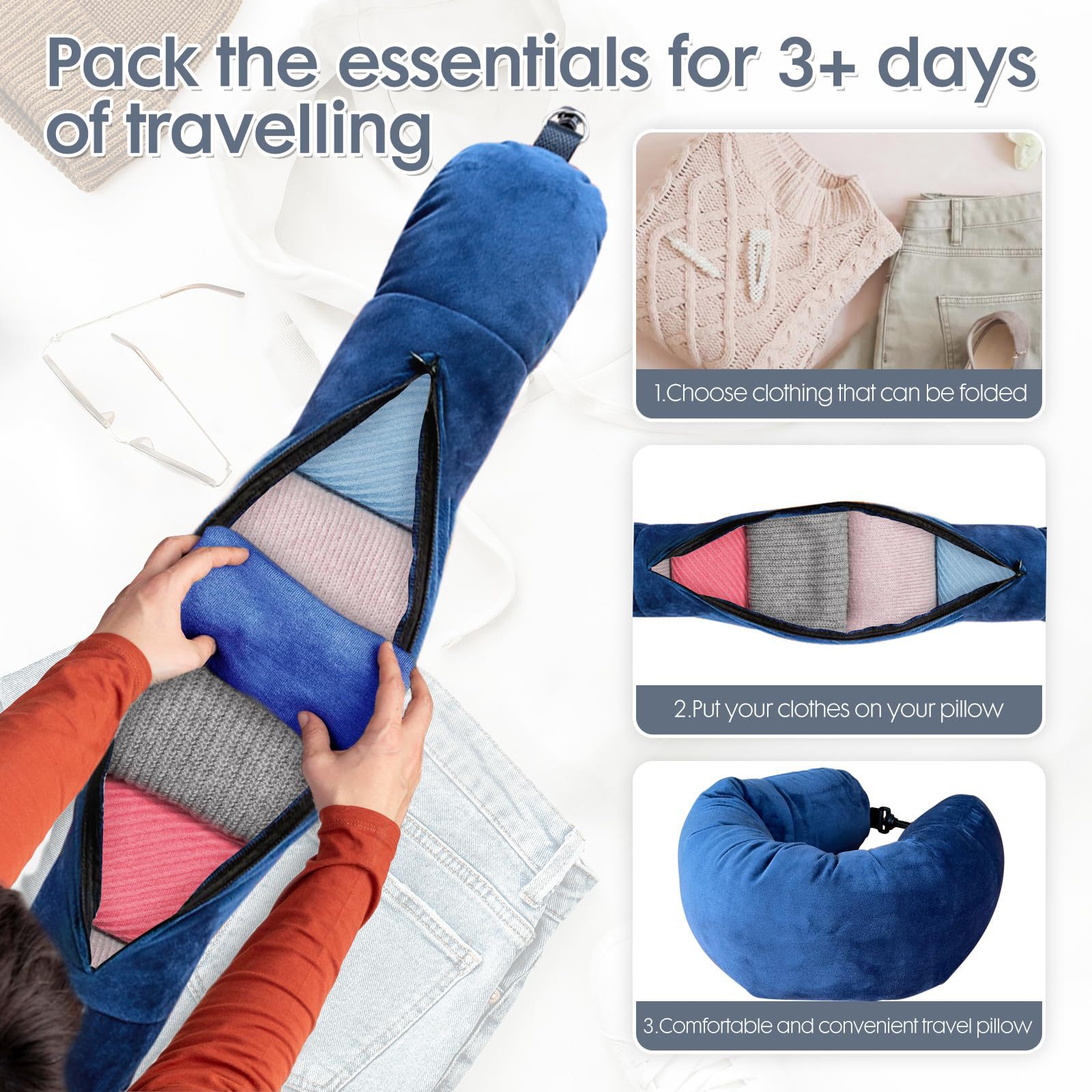 Fillable travel pillow bag - Image 8