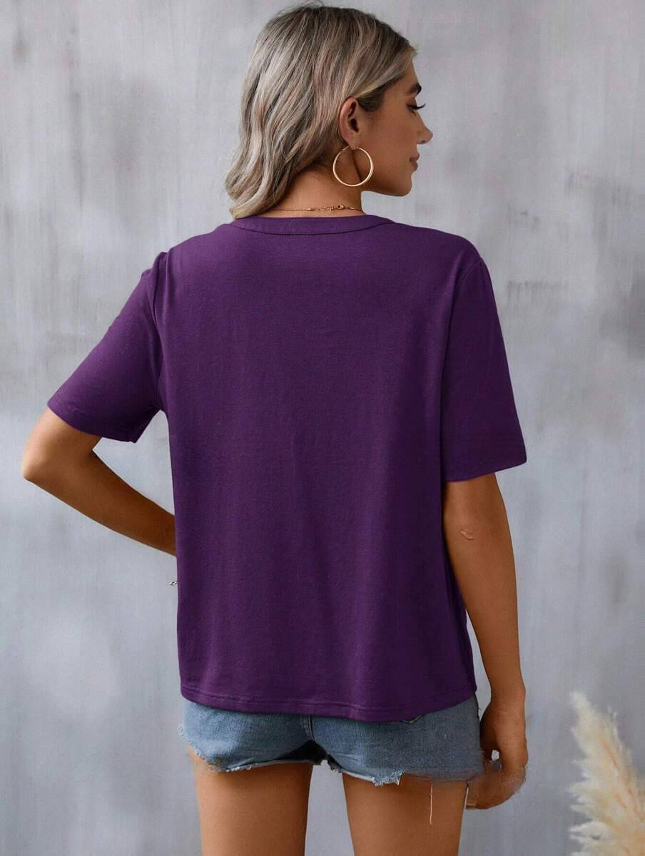 V-neck embroidered women's top - Image 7