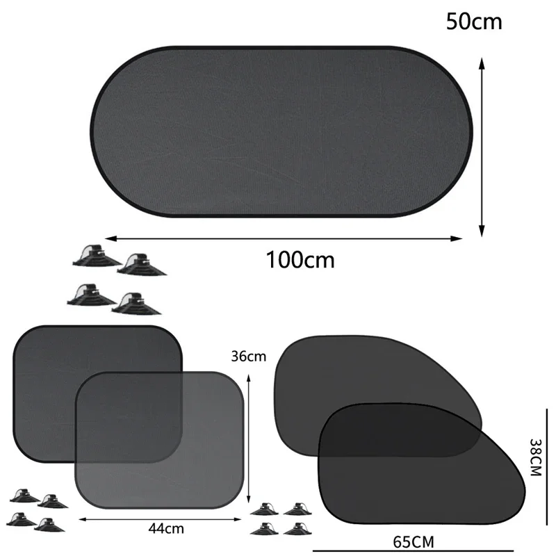 Car windows sunshade cover 5-piece set - Image 7