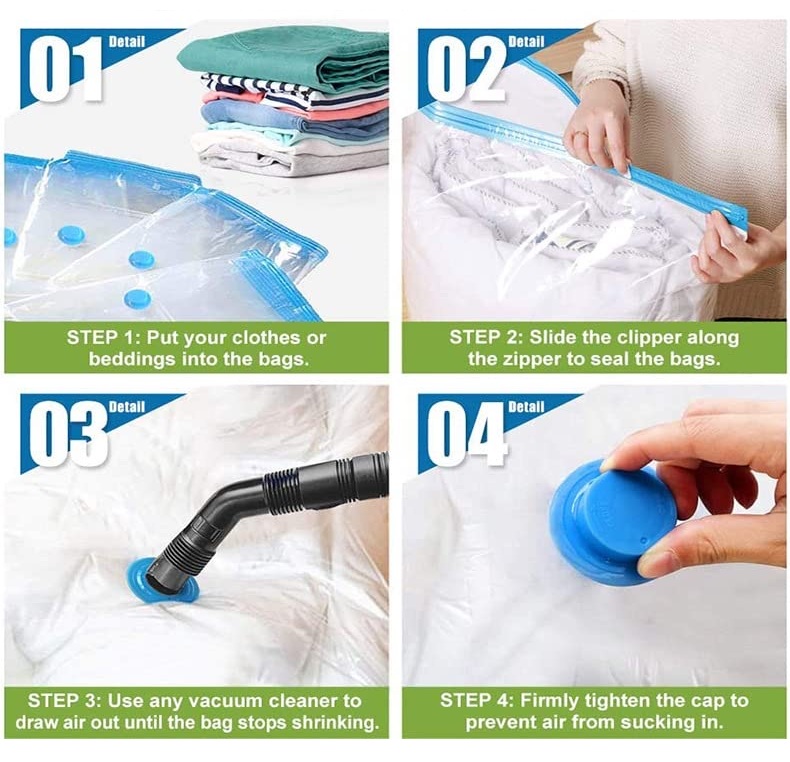 Transparent vacuum storage bags set - Image 8
