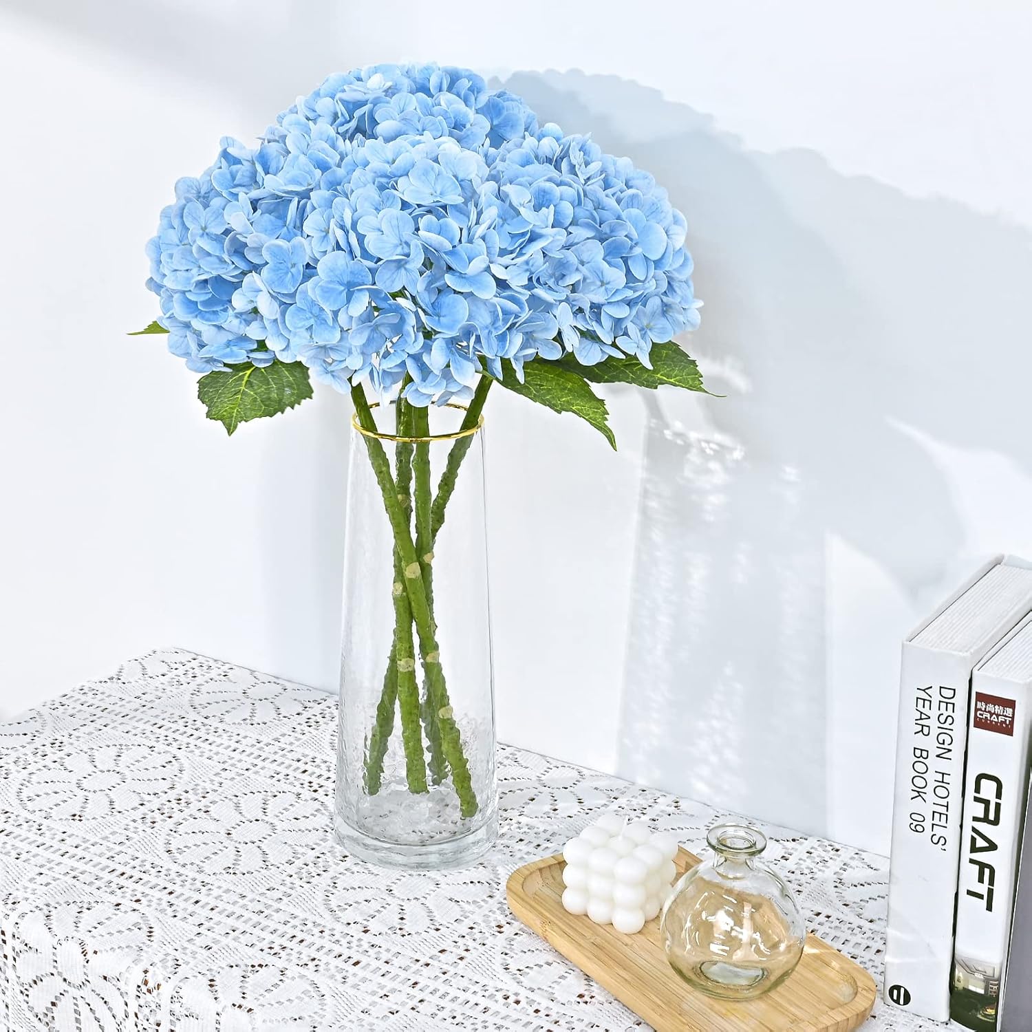 Artificial Hydrangea flowers 4-piece set - Image 20