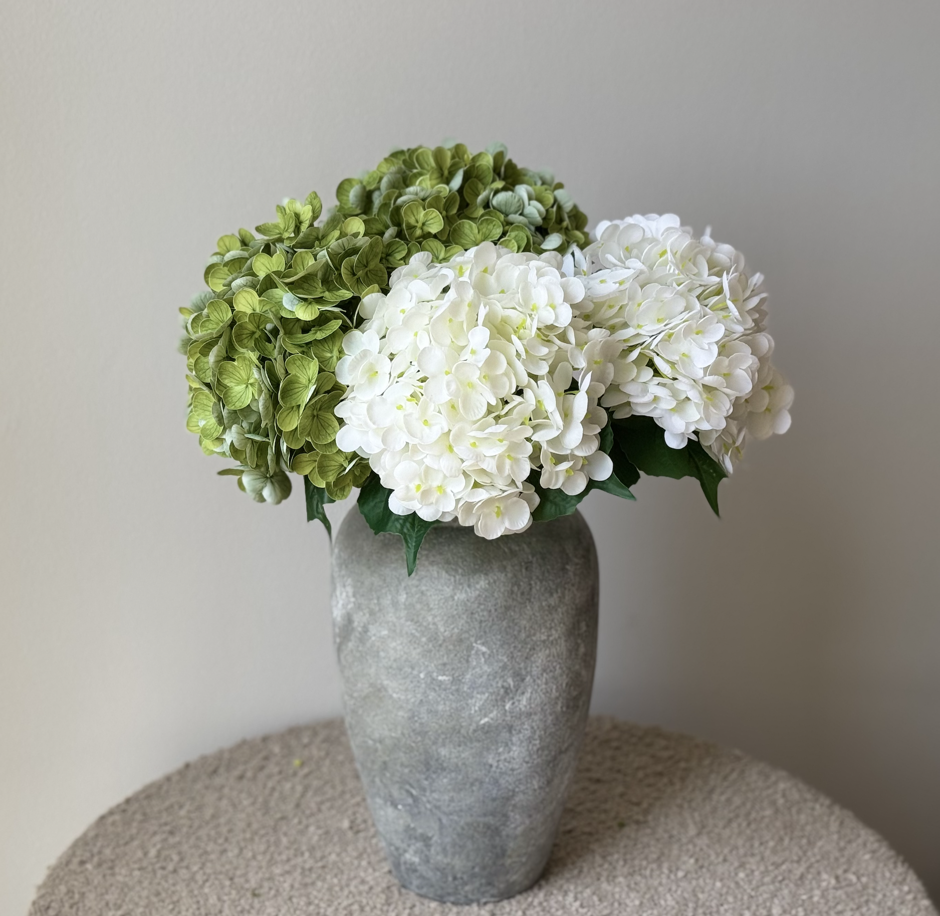 Artificial Hydrangea flowers 4-piece set