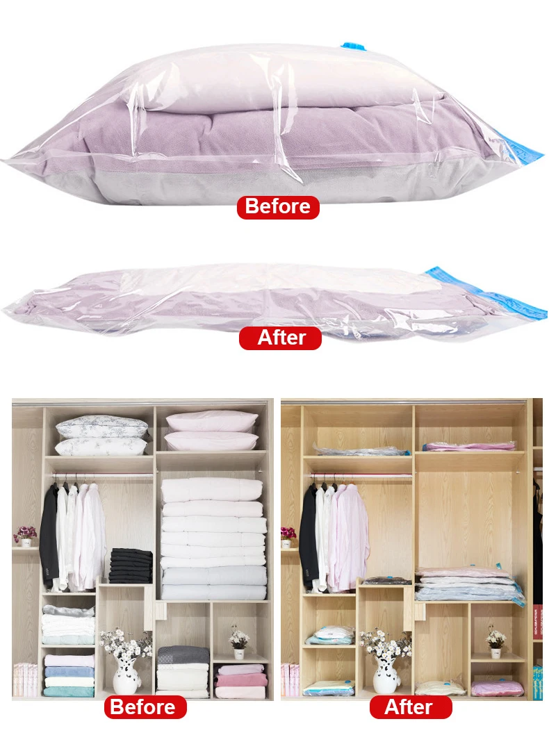 Transparent vacuum storage bags set - Image 14