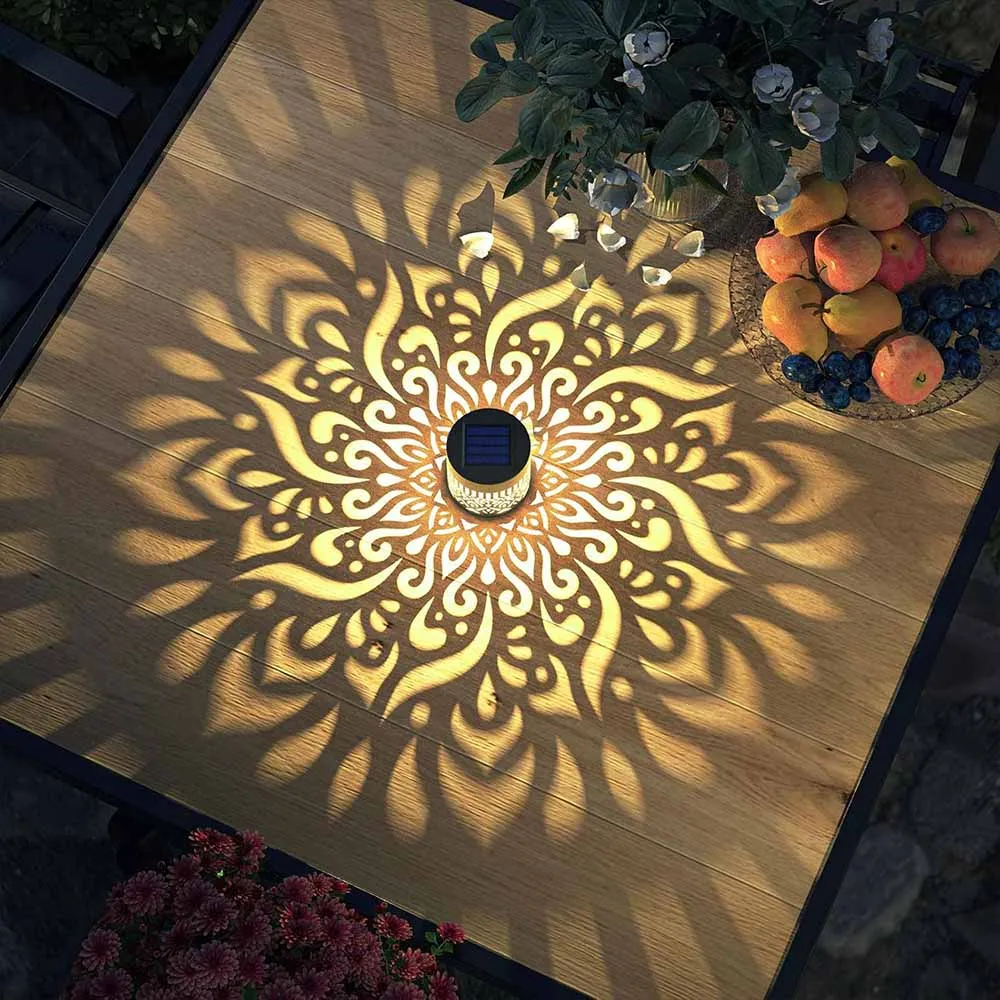 Solar powered decorative Mandala wall light - Image 6