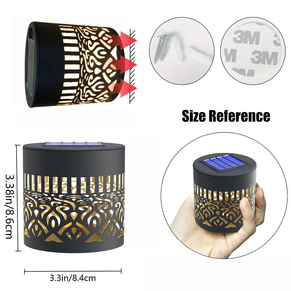 Solar powered decorative Mandala wall light - Image 14