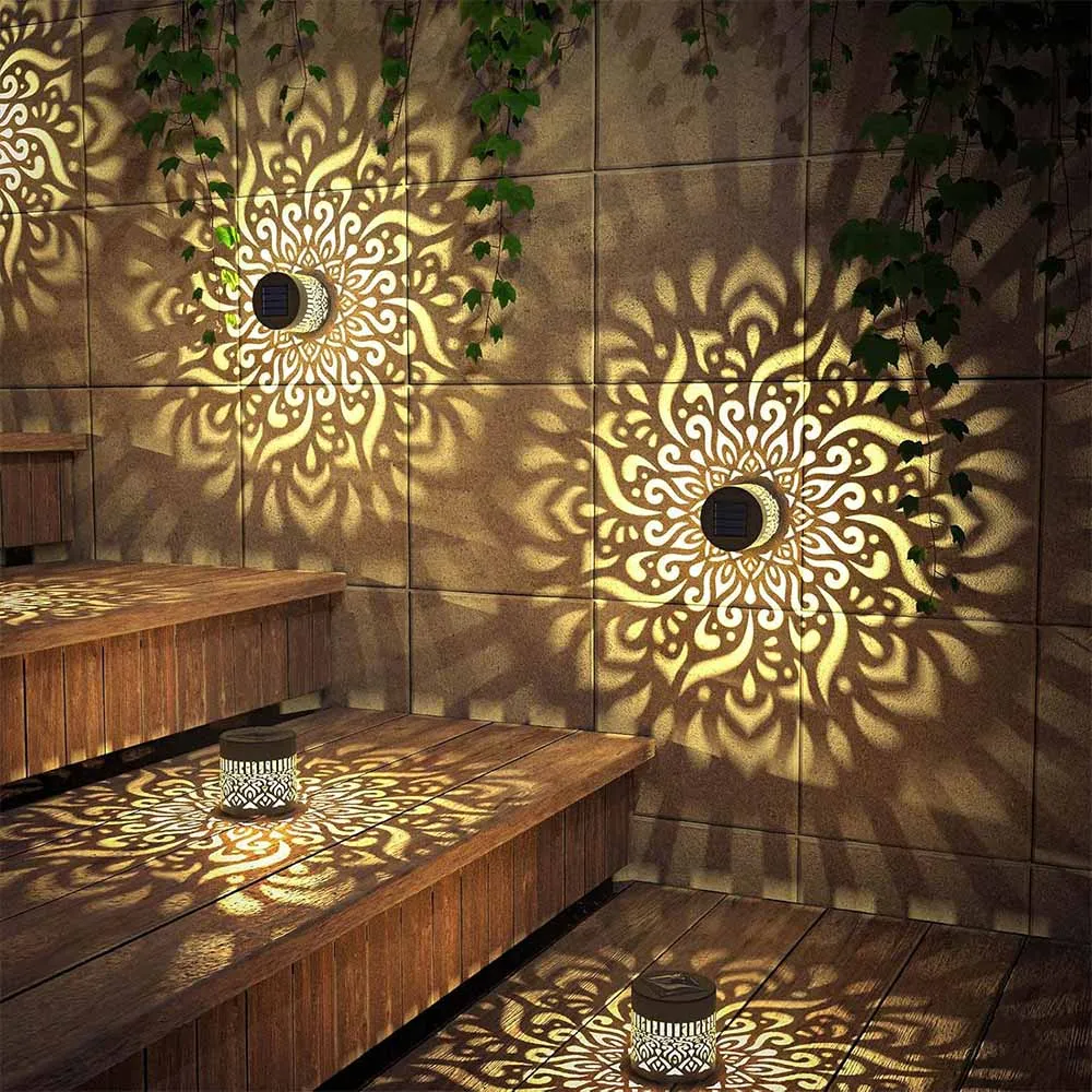 Solar powered decorative Mandala wall light - Image 7