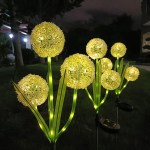 Outdoor Dandelion solar lights