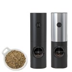 Electric salt and pepper grinder mill