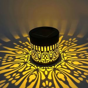 Solar powered decorative Mandala wall light