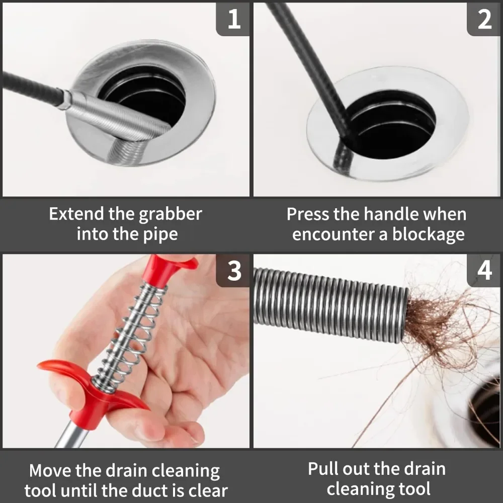 Flexible drain unblocking claw device - Image 8