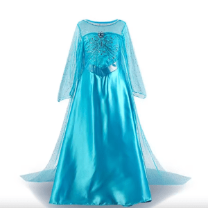 Ice queen blue princess dress costume set