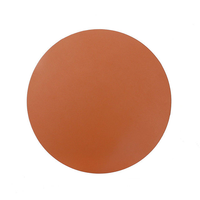 Round PU leather place mats - Image 5