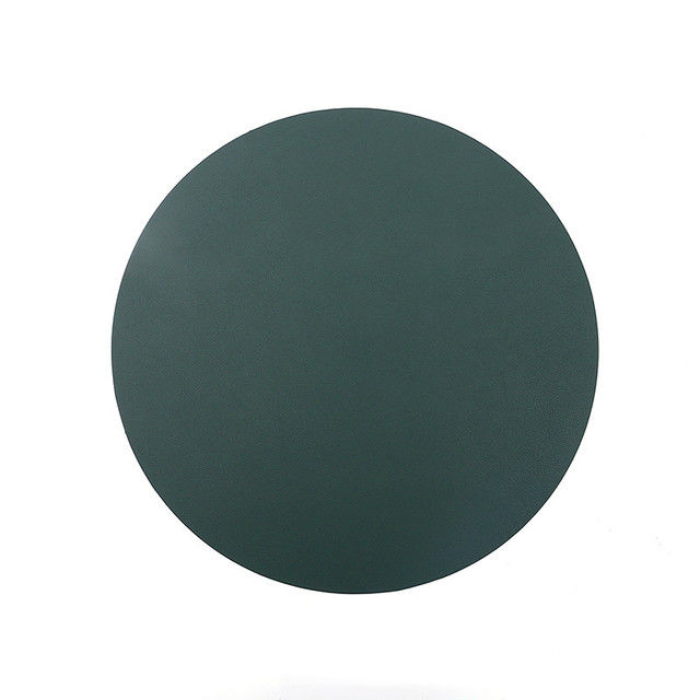 Round PU leather place mats - Image 10
