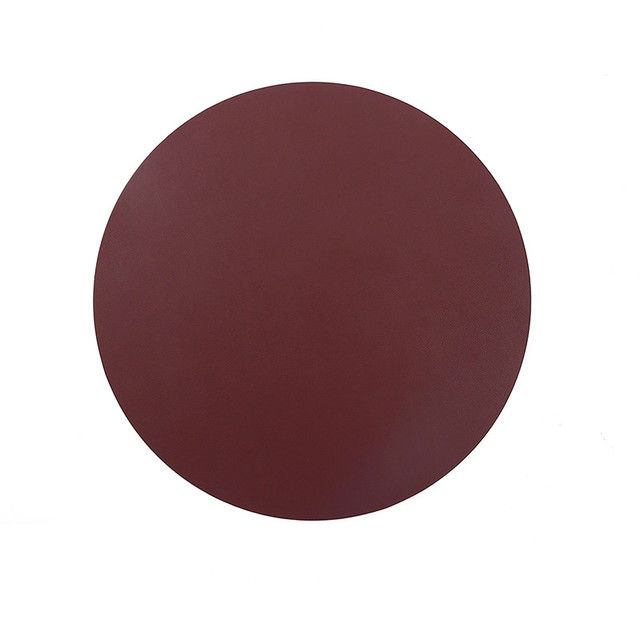 Round PU leather place mats - Image 2