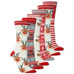 Festive Christmas prints socks