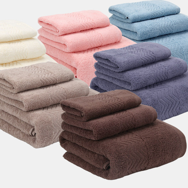 100% cotton bath towel set
