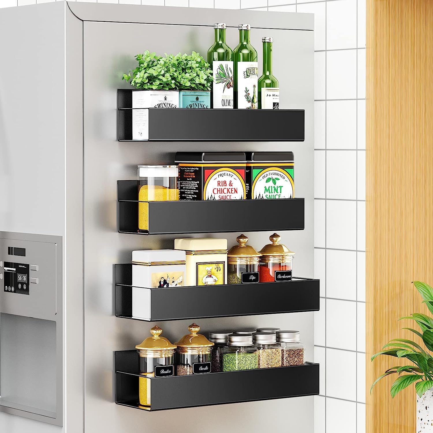 Magnetic kitchen storage rack - Image 4