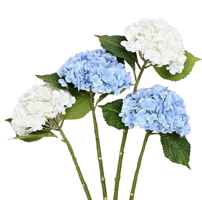 Artificial Hydrangea flowers 4-piece set - Image 2