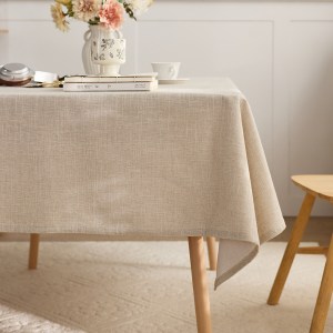 Textured weave rustic tablecloth