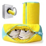 Shoe washing laundry bag