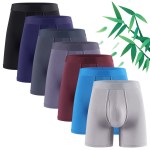Comfortable bamboo fiber men's underwear multi-packs