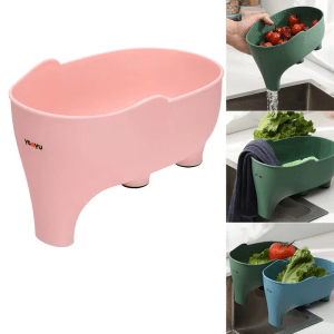 Elephant draining kitchen basket