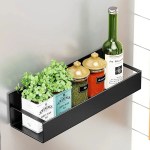Magnetic kitchen storage rack