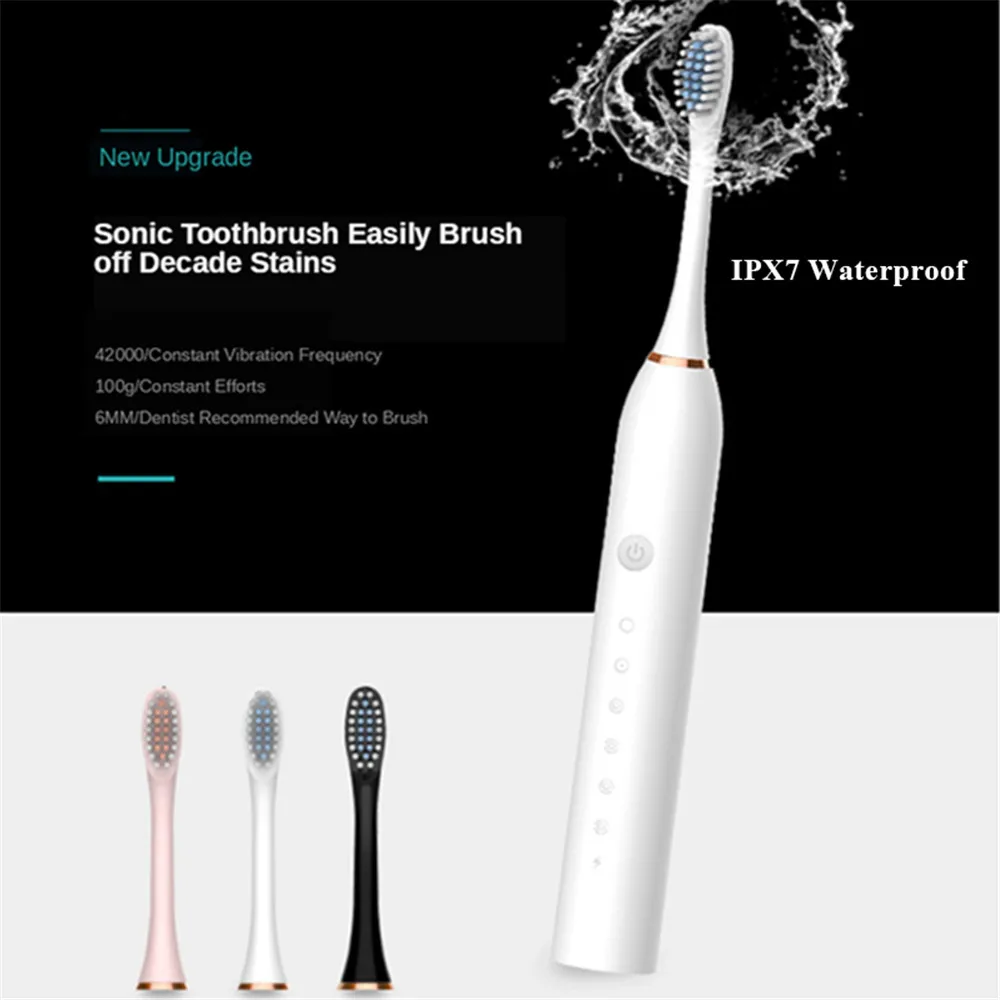 6 modes rechargeable electric toothbrush - Image 11