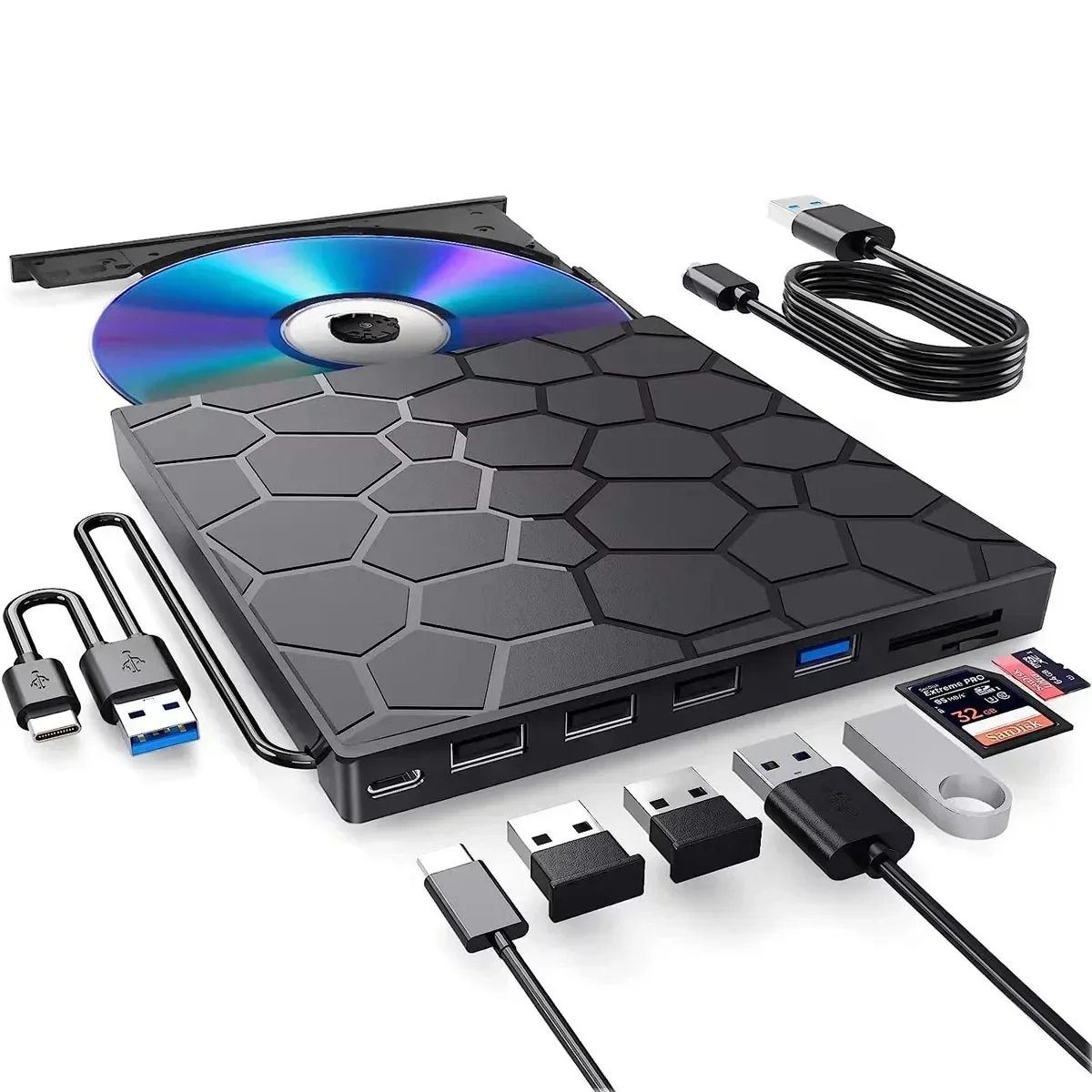 Multi-purpose external CD/DVD drive burner - Image 2