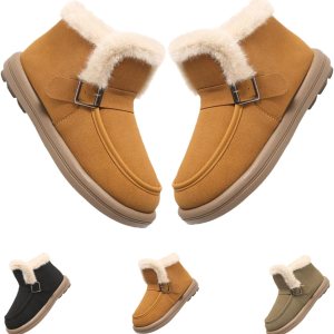 Non-slip warm women's ankle boots