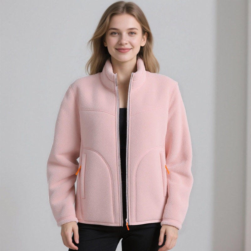 Stand-up collar polar fleece women’s jacket - Image 22