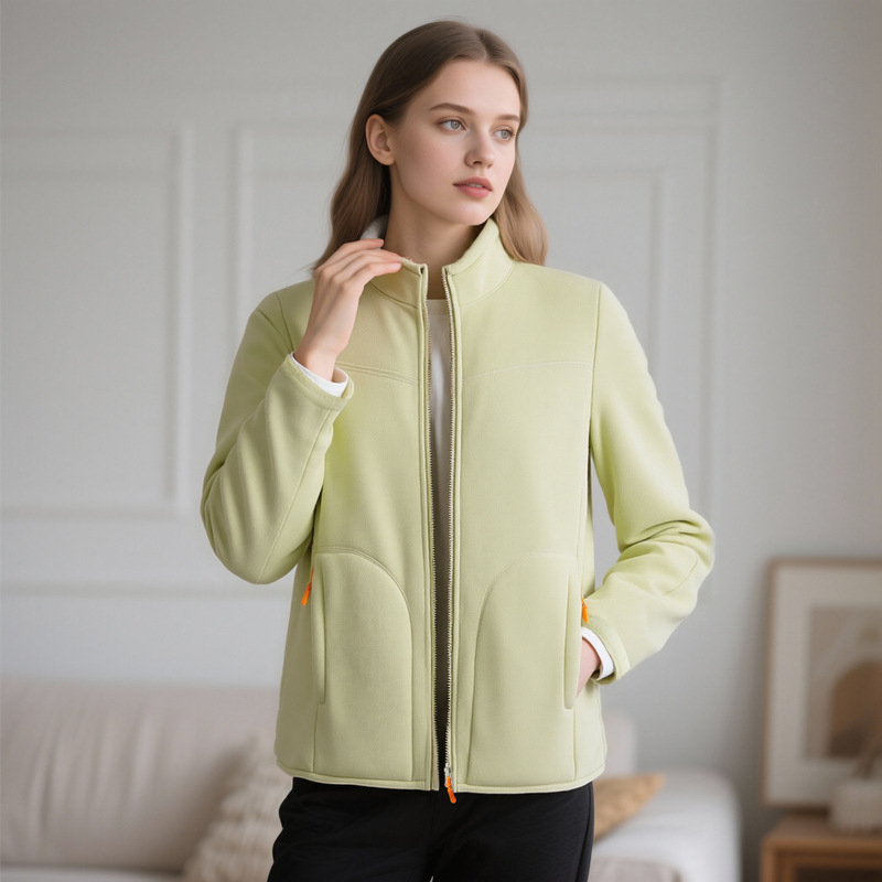Stand-up collar polar fleece women’s jacket - Image 28