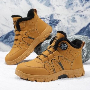 Warm men's sports ankle boots